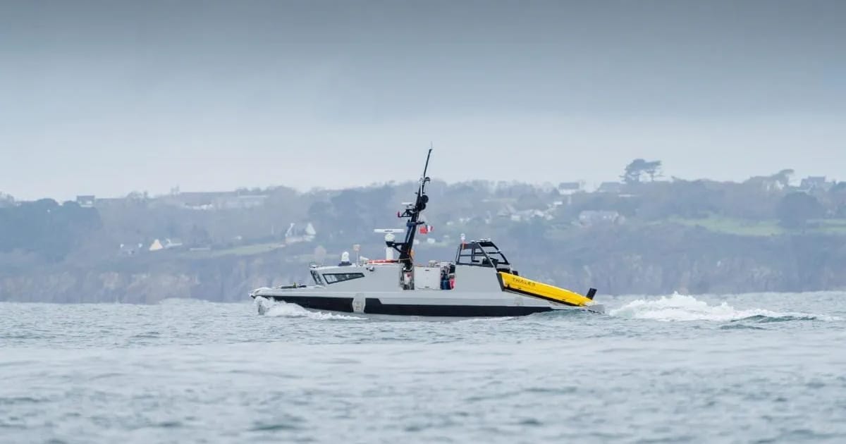 Ariadne the first MMCM vessel conducting trials off the South Coast last year.