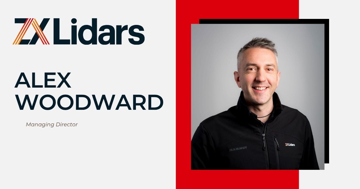 Alex Woodward ZX Lidars Managing Director.