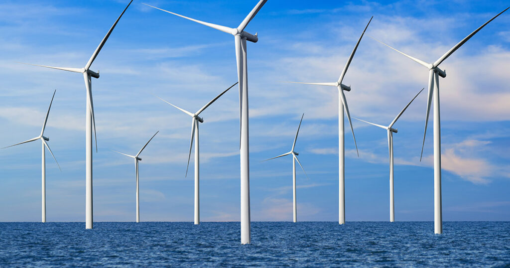 Wind turbine farm power generator