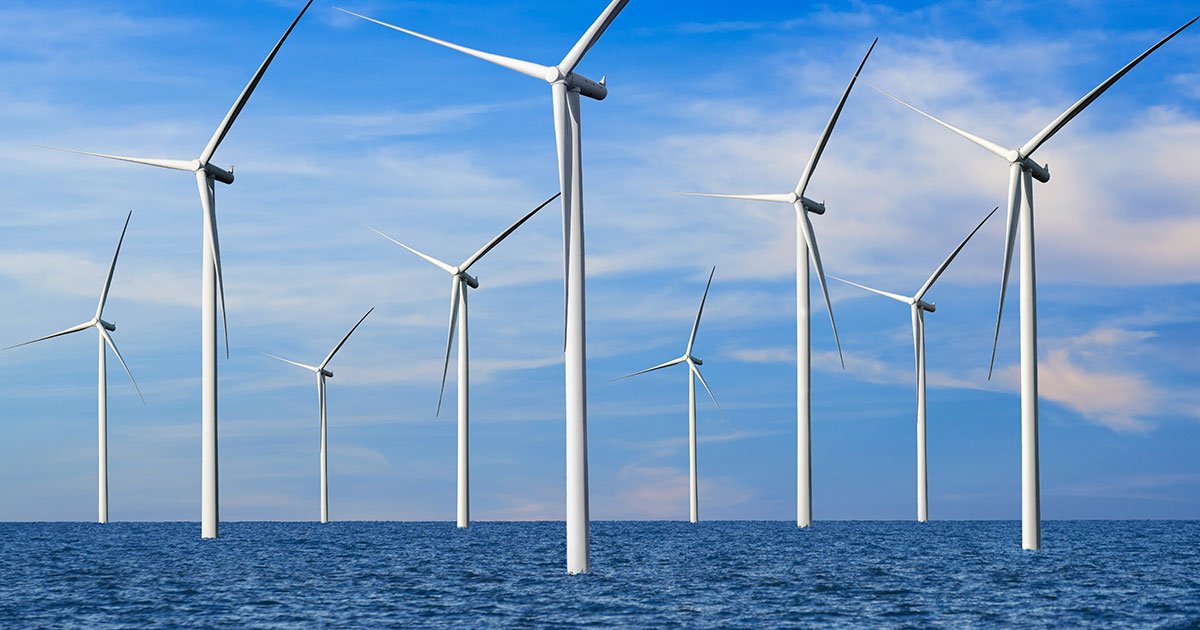 Wind turbine farm power generator