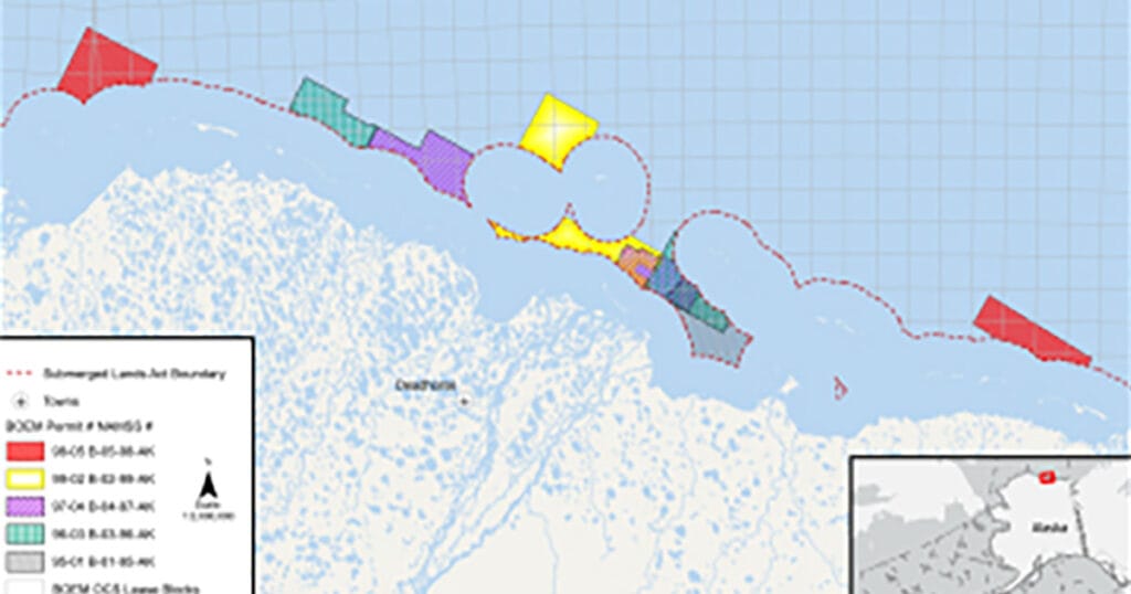 Map of the five datasets. (Image credit: BOEM)