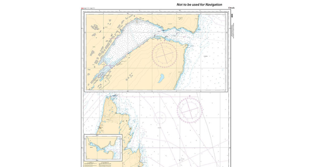 Reproduced with the permission of the Canadian Hydrographic Service.
