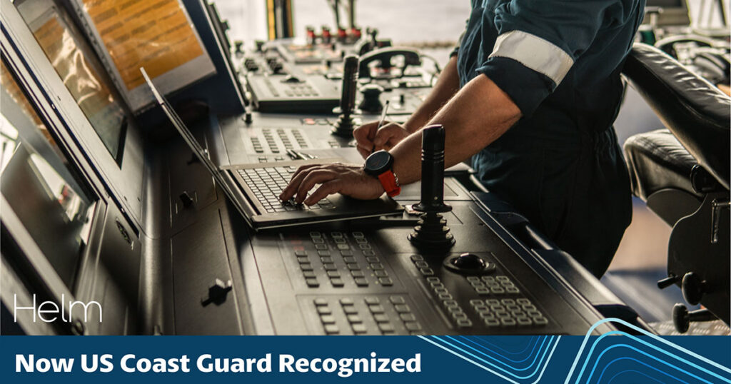 Helm Operations Receives US Coast Guard Recognition