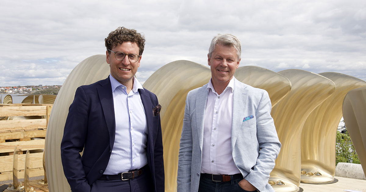 Left to right: Philip Chaabane, CEO, and Stefan Sedersten, Executive Chairman.
