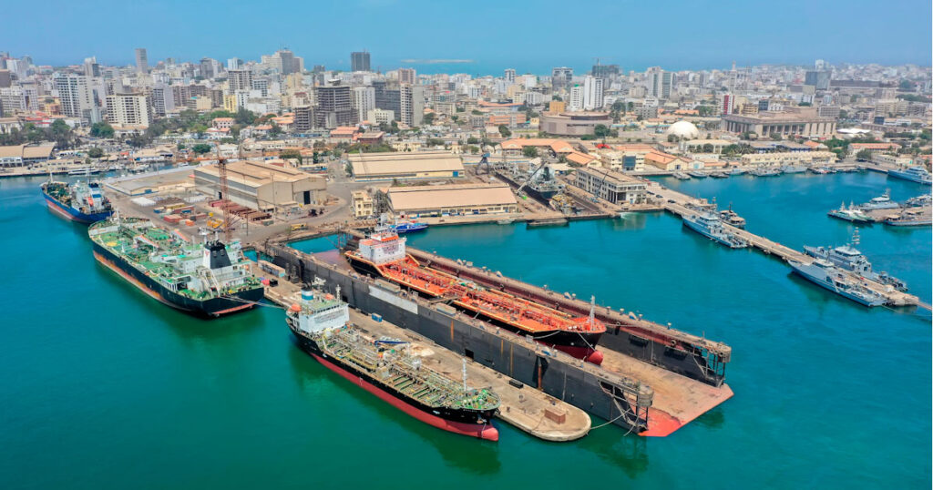 Located in the Port of Dakar, Damen Shiprepair Dakar is a full-service ship repair and maintenance yard supporting vessels trading along the North–South Atlantic route.