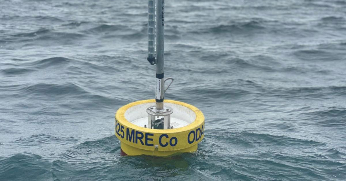 A SOFAR Spotter Buoy.