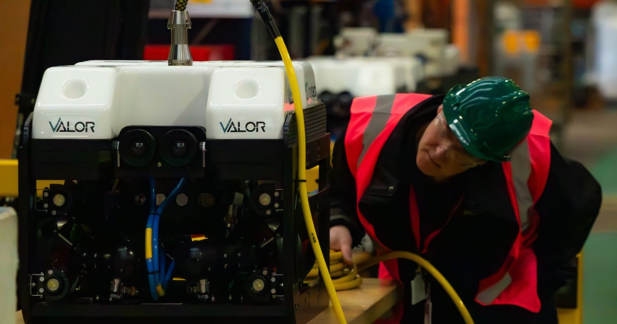 VALOR platform being manufactured in Aberdeen.