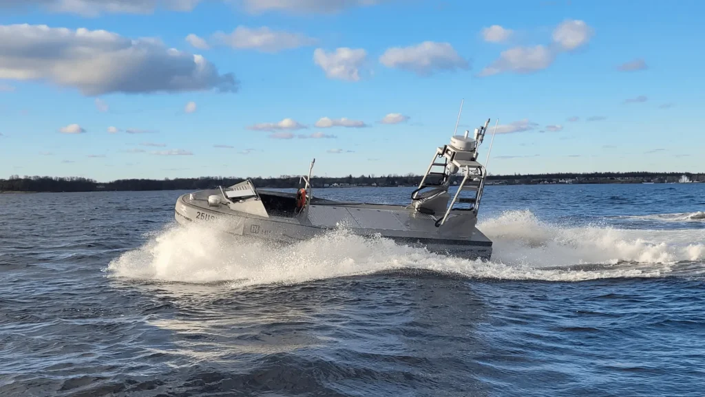 HII, in partnership with MetalCraft Marine, has delivered and sea tested two ROMULUS-25 autonomous unmanned surface vessels (USV) prototypes for the US Marine Corps. 