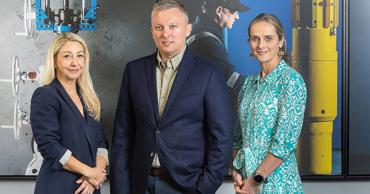 Unity makes senior leadership appointments to support growing demand, including Aimée Tennant as Head of Marketing, Francis Newbatt as Technical Sales Manager, Gillian King as Sales Director (left to right), and Catherine Bain, Finance Director.