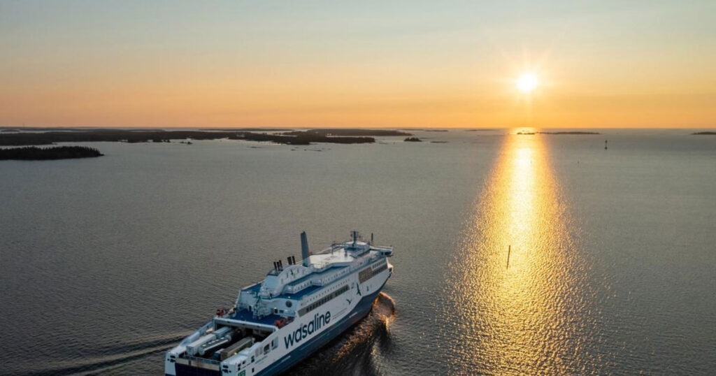 The technology will be tested on a large commercial vessel, Aurora Botnia, that operates between Finland and Sweden.