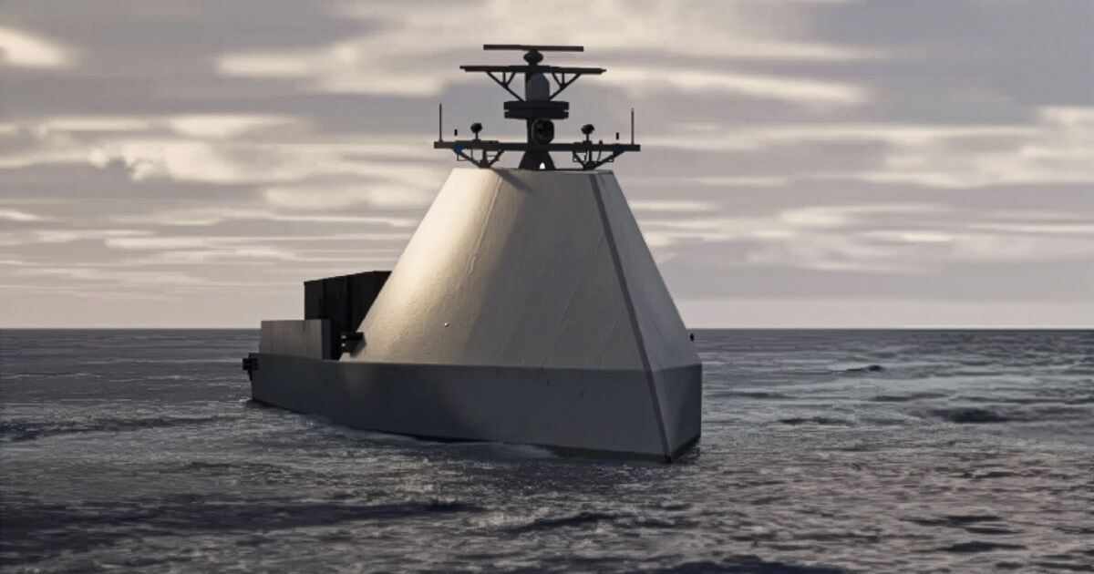 HII’s ROMULUS USV.