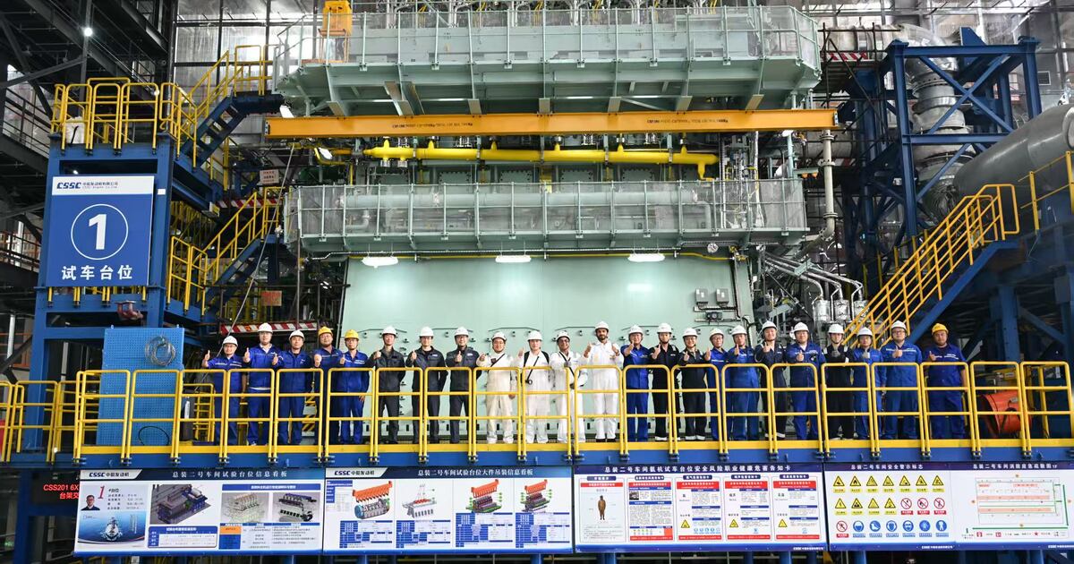 WinGD Completes Factory Acceptance Test for X72DF-A Ammonia Engine