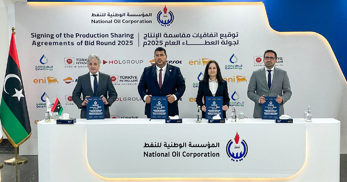 MOL Group signed a production sharing agreement for offshore exploration in Libya.
