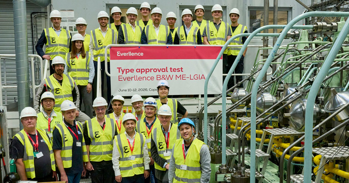 Everllence ME-LGIA Ammonia Engine Passes Type Approval Test