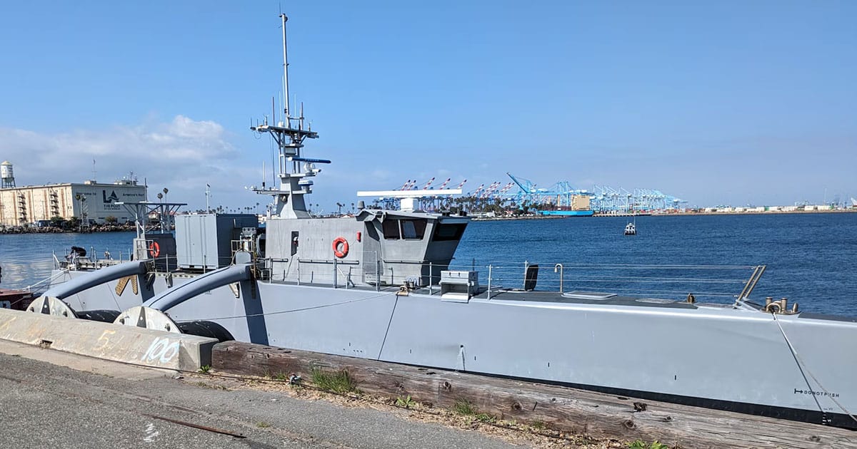 US Navy Sea Hunter USV.