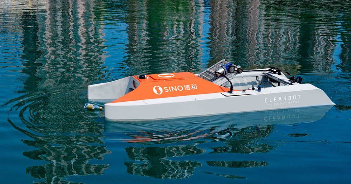 A Clear Robotics autonomous vessel.