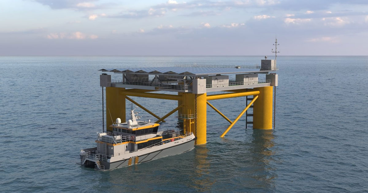 SolarDuck’s Offshore Floating Power & Utility Hub (OFPH)