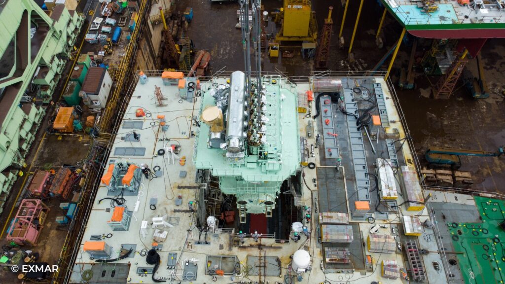 EXMAR ANTWERPEN Engine Installation