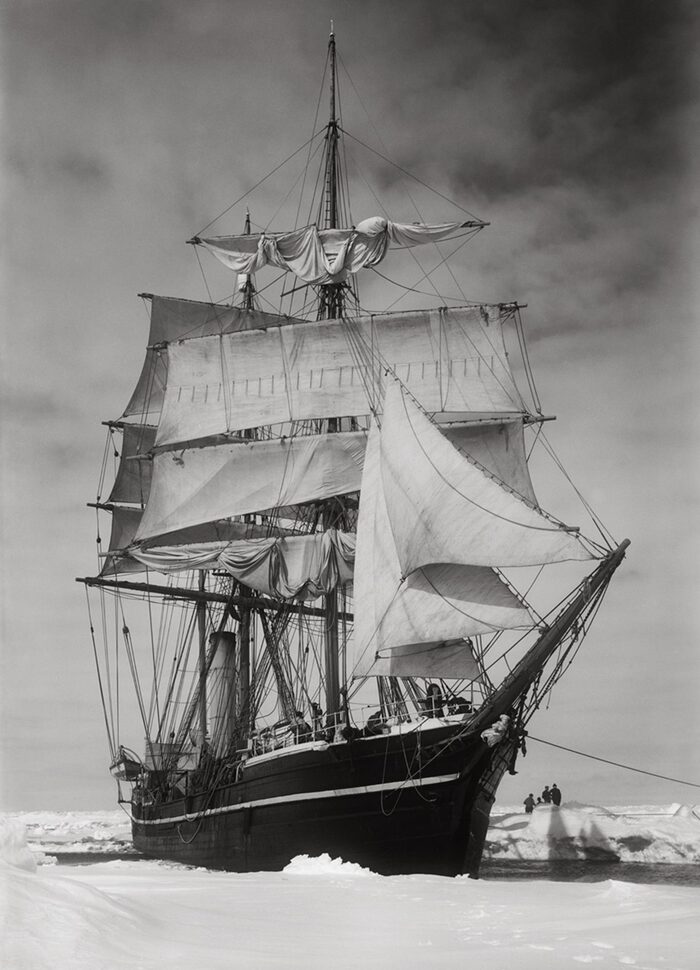 Terra Nova, Scott's final ship, was first discovered by the Schmidt Ocean Institute in 2012. (Image credit: Herbert Ponting)