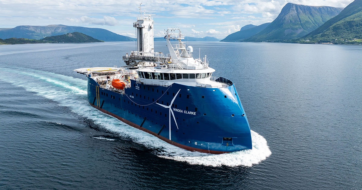 The Windea Clarke strengthens BSO’s growing fleet of next-generation offshore vessels.