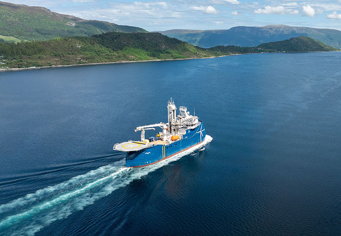 The new CSOV has a helideck for helicopters with a maximum take-off weight of up to 8.6 tonnes.