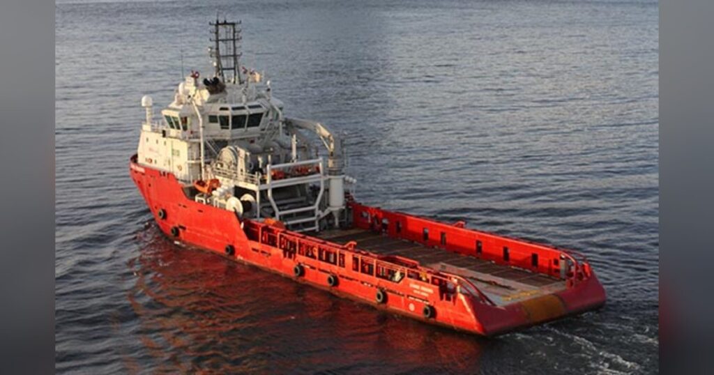 On of DOF's anchor handling tug supply (AHTS) vessels. (Image credit: DOF)