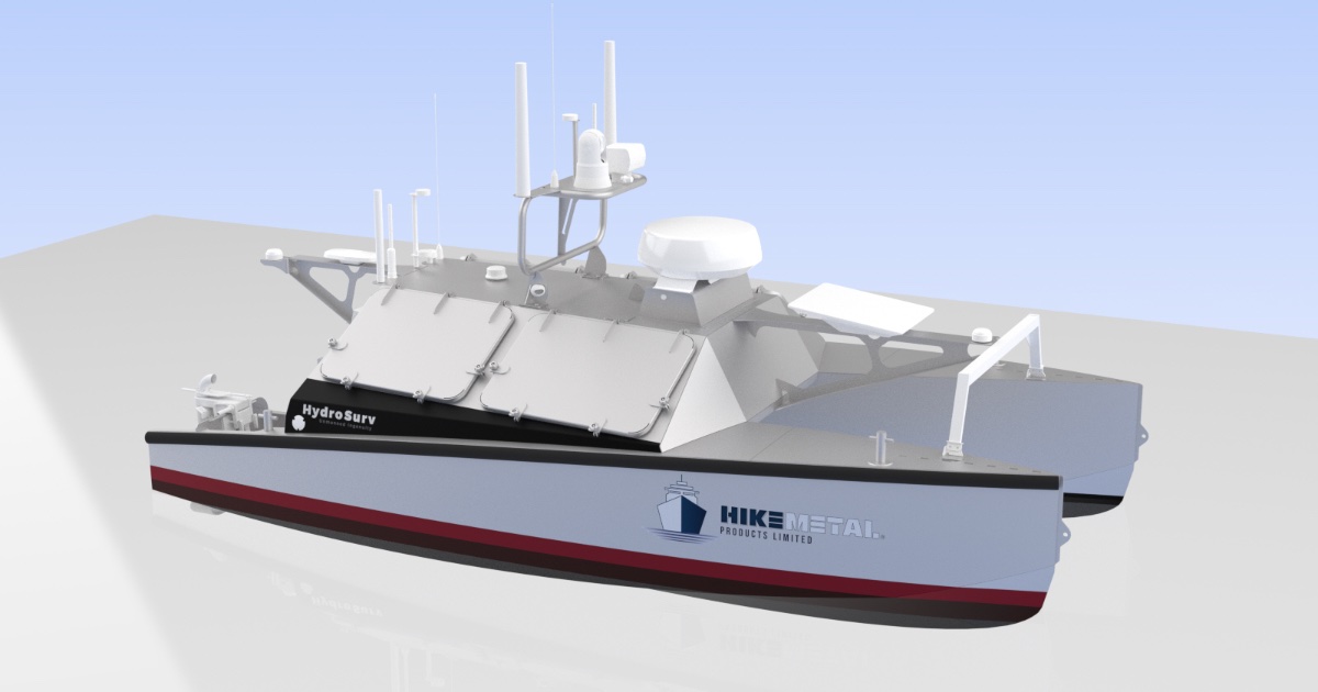Hike Metal Products Limited has entered a Technology Licensing Agreement with UK-based HydroSurv, enabling North American manufacture and support of the REAV series of USV platforms. (Credit: HydroSurv)
