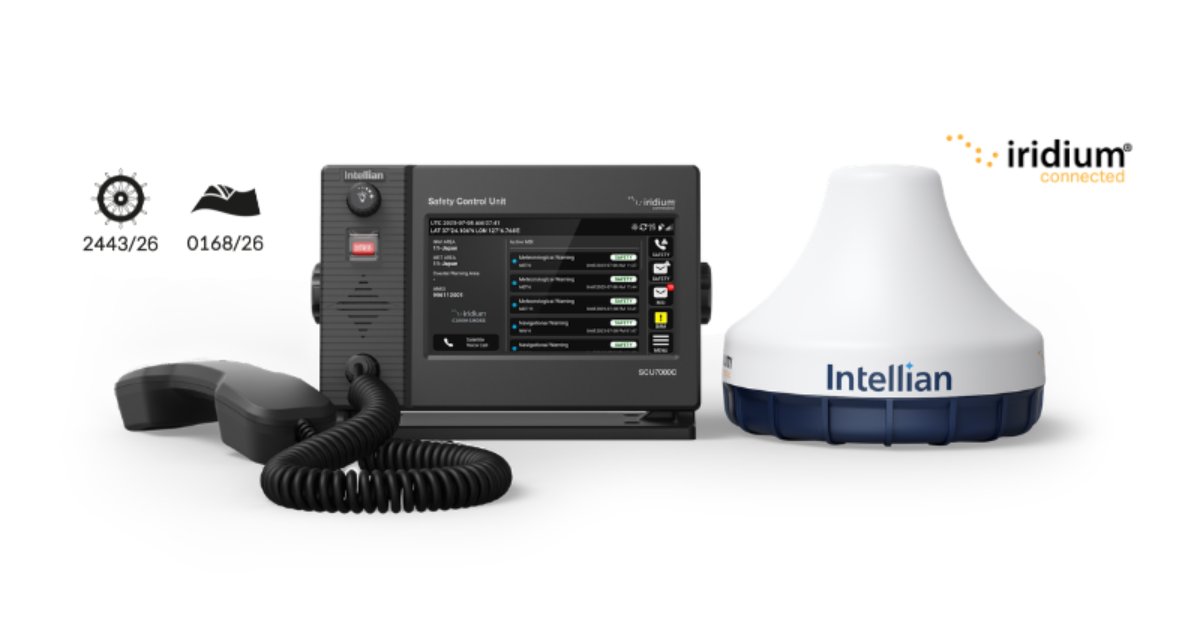 The new C100M GMDSS System from Intellian and Iridium has been commercially launched. (image credit: Intellian)