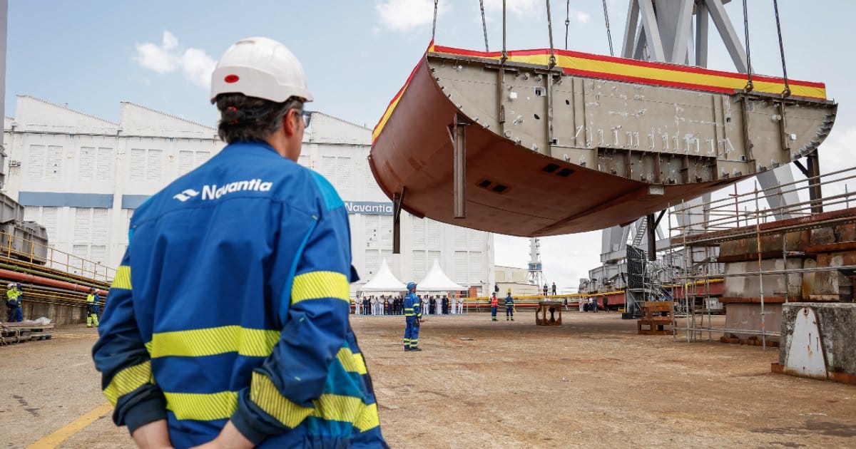 Navantia Lays Keel of F113 Frigate