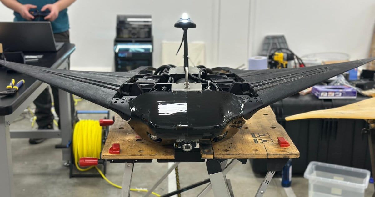 Ray Systems develops fin-based autonomous underwater vehicles (AUVs).