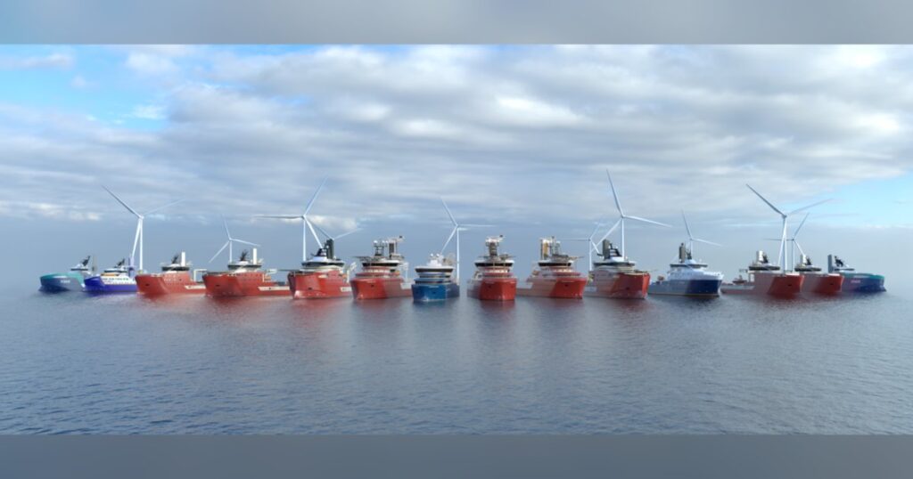 North Star's 14-vessel fleet. (Credit: North Star)