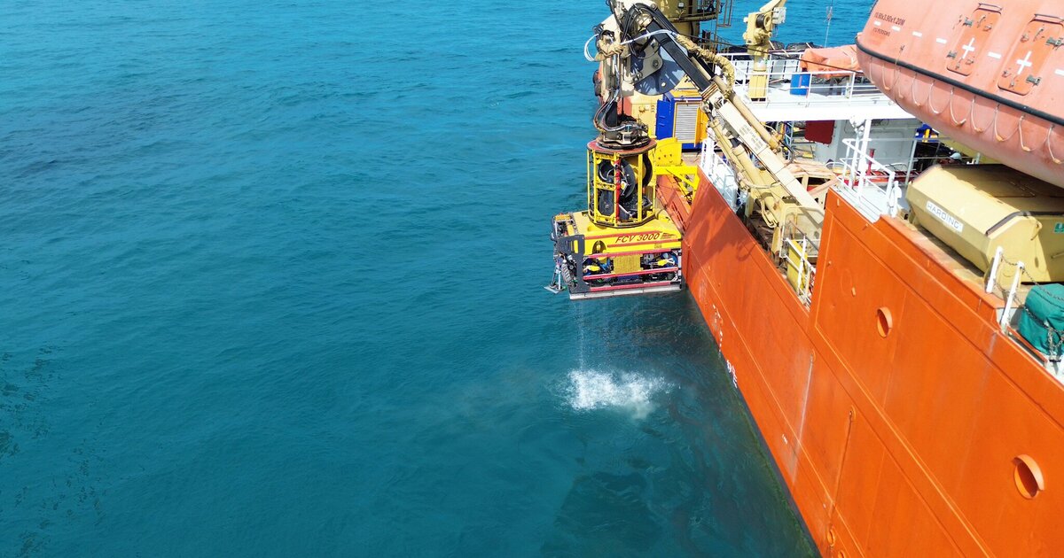 FCV3000 ROV system recovery. (Credit: Fugro)