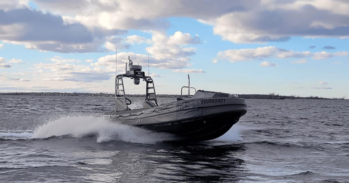 HII/MetalCraft Marine Autonomous ROMULUS USV with HII Autonomy Successfully Passed a Critical DoW Test.