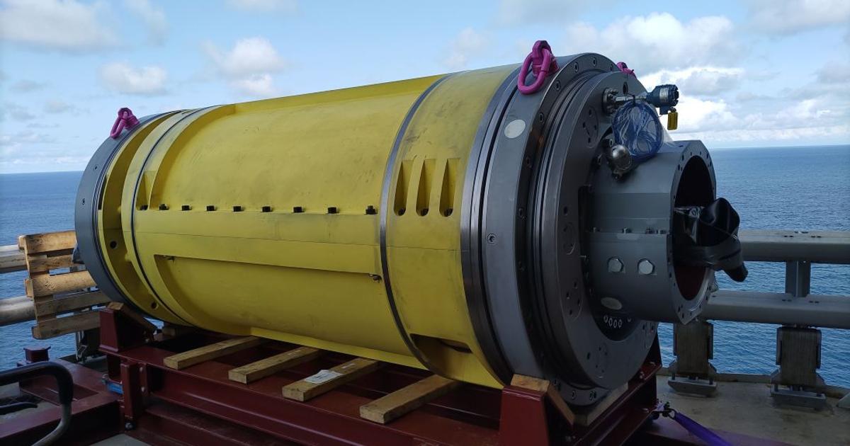 One of the three RB compressor bundles installed and commissioned by Everllence on Equinor’s Troll A platform in the Norwegian North Sea. (Image credit: Everllence)