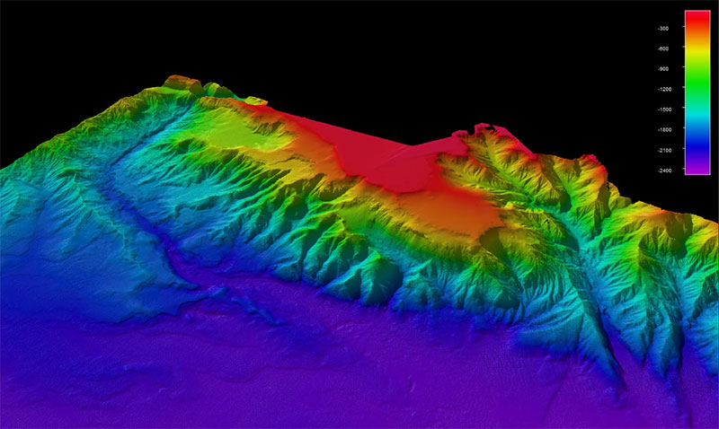 MBES acquisition performed by the DriX O-16, demonstrating deepwater survey capability from a USV.