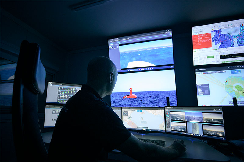 Long-range USV operations can be supervised remotely, enabling offshore data acquisition with reduced personnel exposure at sea. 