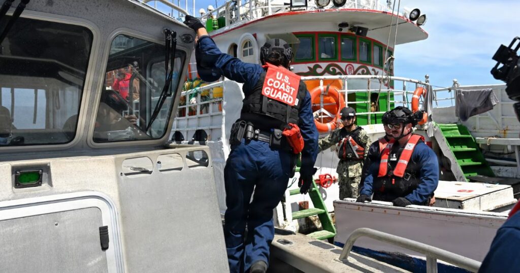 RFMO boardings ensure compliance with international fisheries regulations and counter illegal, unregulated, and unreported fishing in the Pacific Ocean. (Credit: US Coast Guard/Petty Officer 3rd Class Austin Wiley)