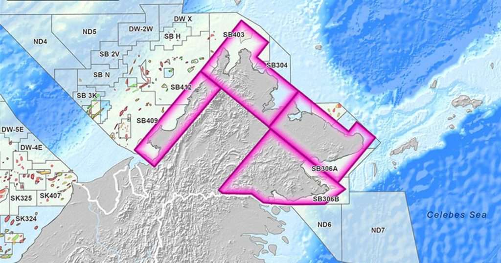 Map showing location of the onshore Sabah Integrated Prospectivity and Subsurface Study (IPSS). (Image credit: Viridien Earth Data)