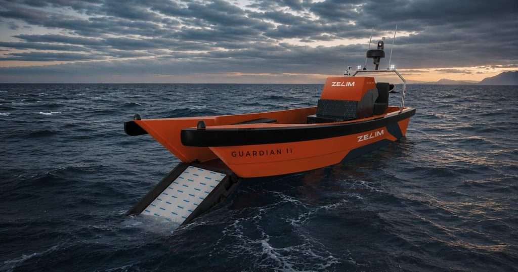Guardian II fast rescue craft. (Image credit: Zelim)
