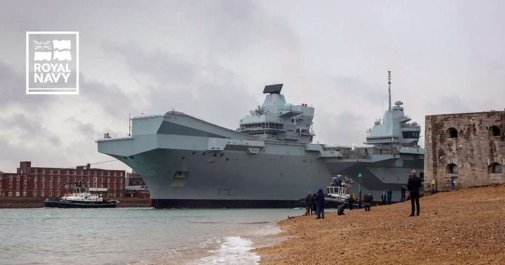 HMS Queen Elizabeth. (Credit: Royal Navy)