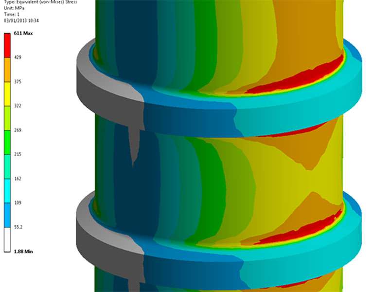 Engineering analysis visualization.
