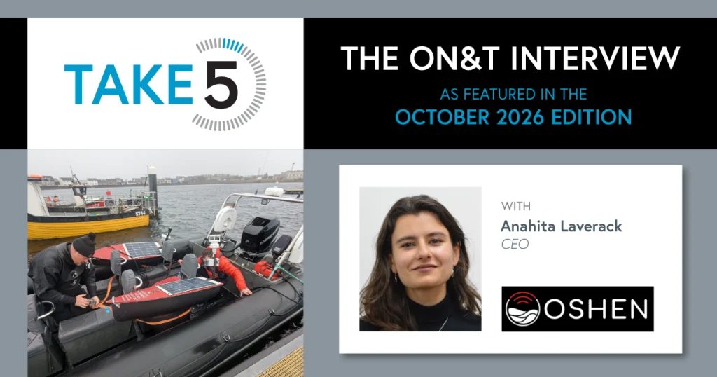 TAKE 5: The ON&T Interview with Anahita Laverack