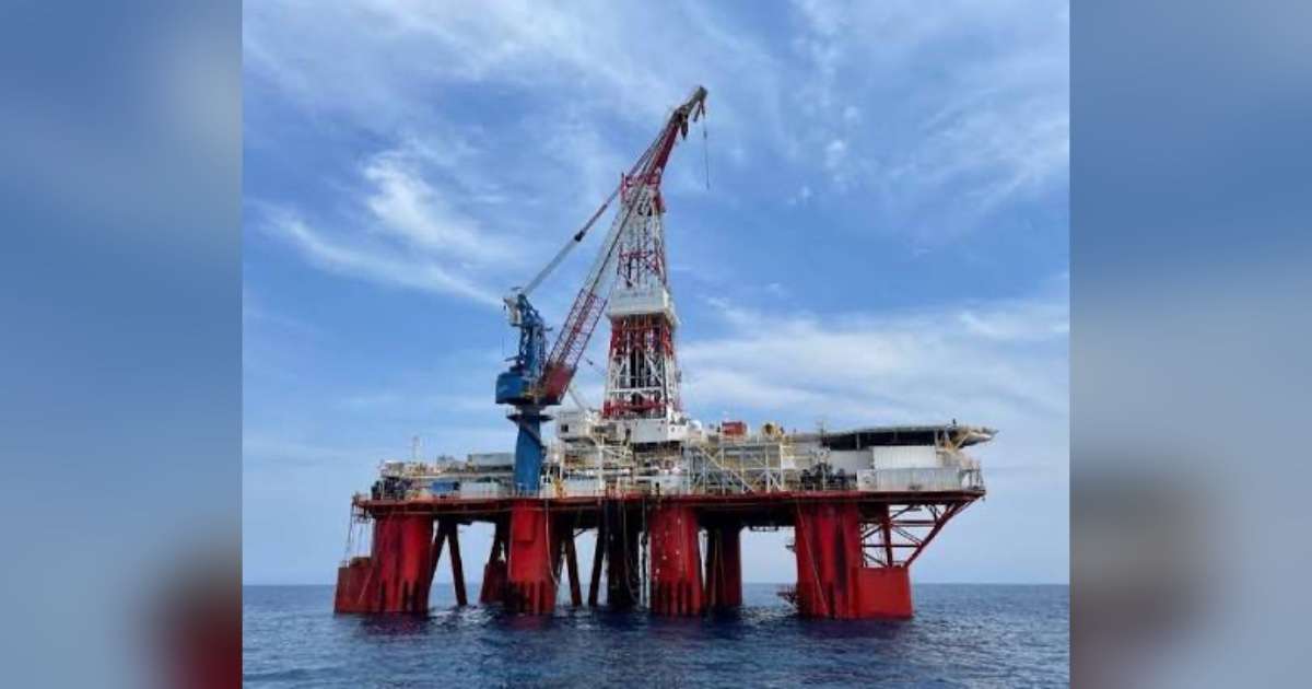 Hakuryu-5 Semi-Submersible Drilling Unit. (Image credit: ENEOS Drilling)