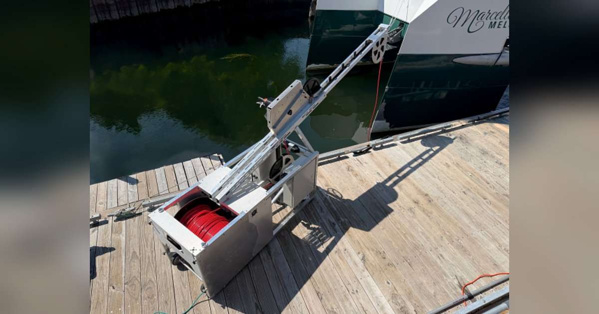 Greensea IQ released its Autonomous Tether Management System (TMS) for inspection-class ROVs. (Image credit: Greensea IQ)