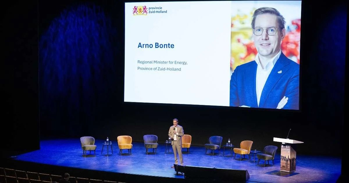 Arno Bonte, Regional Minister for Energy at the Province of Zuid-Holland. (Credit: Ocean Energy Europe)
