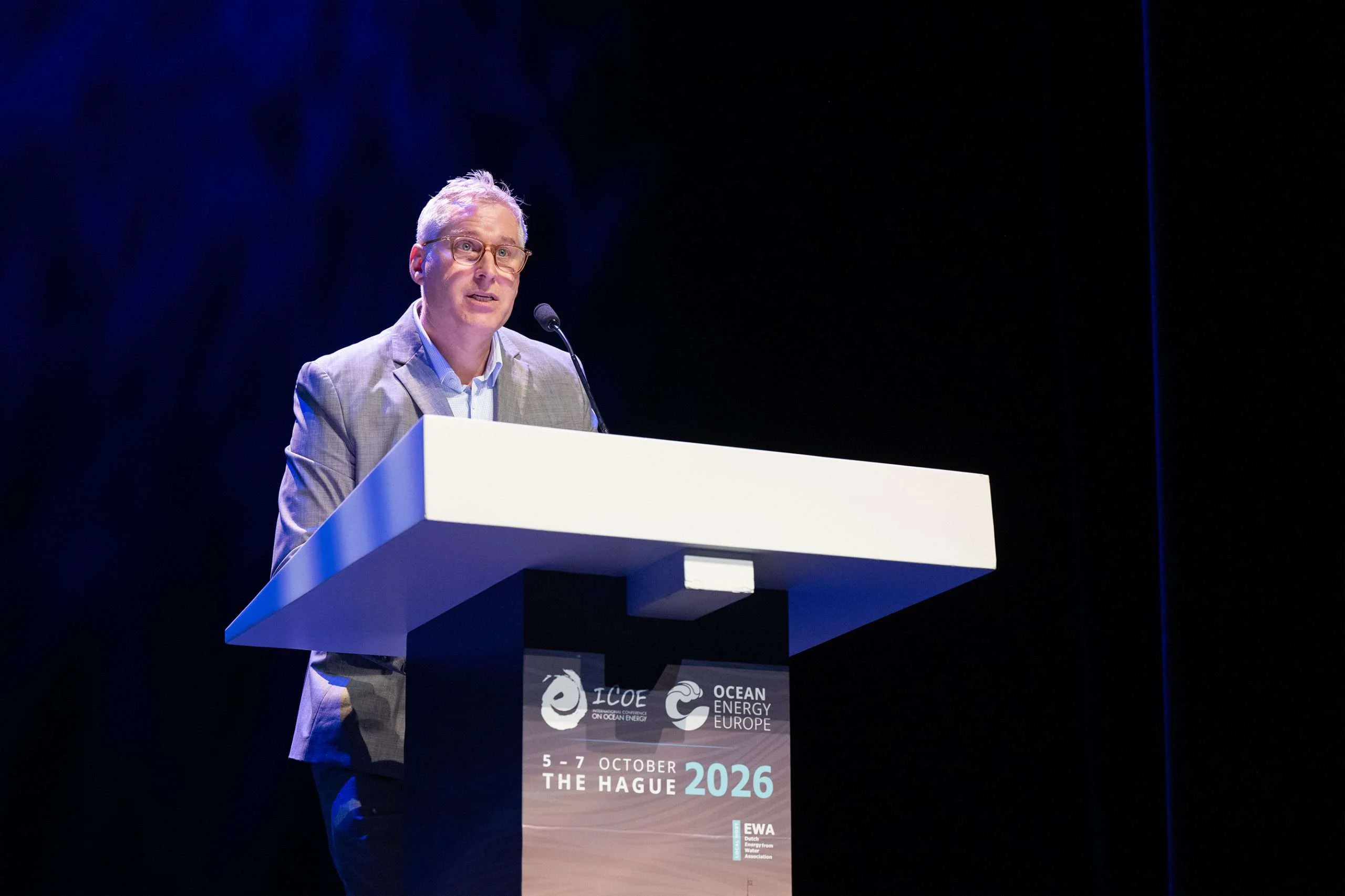 Peter Scheijgrond, Chairman of the Dutch Energy from Water Association (EWA). (Credit: Ocean Energy Europe)