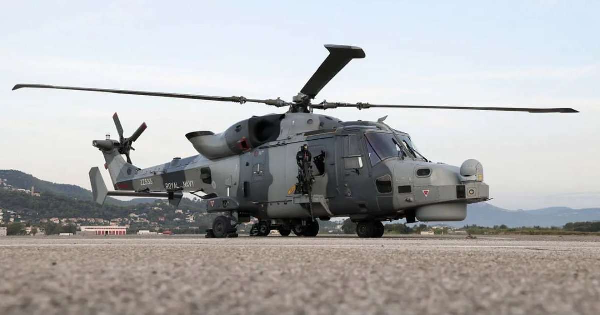 A Wildcat helicopter from 815 NAS took part in Exercise Wildfire in France. (Image credit: Kevin Walton/Royal Navy)